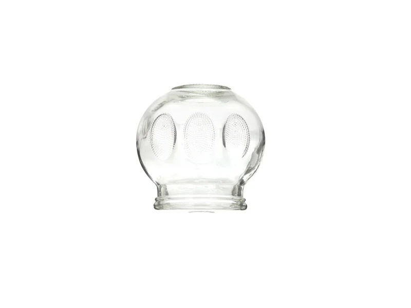 Diverse Premium Feuerschröpfglas, geriffelt, Set zu 10 Stück, Grösse XL, Ø 6.5 cm