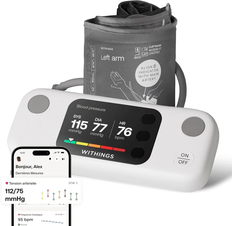 BPM Vision - Tensiomètre digital connecté - Withings