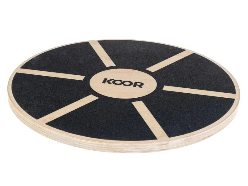 KOOR Balance Board Rund, 40 x 8.5cm, Birkenholz