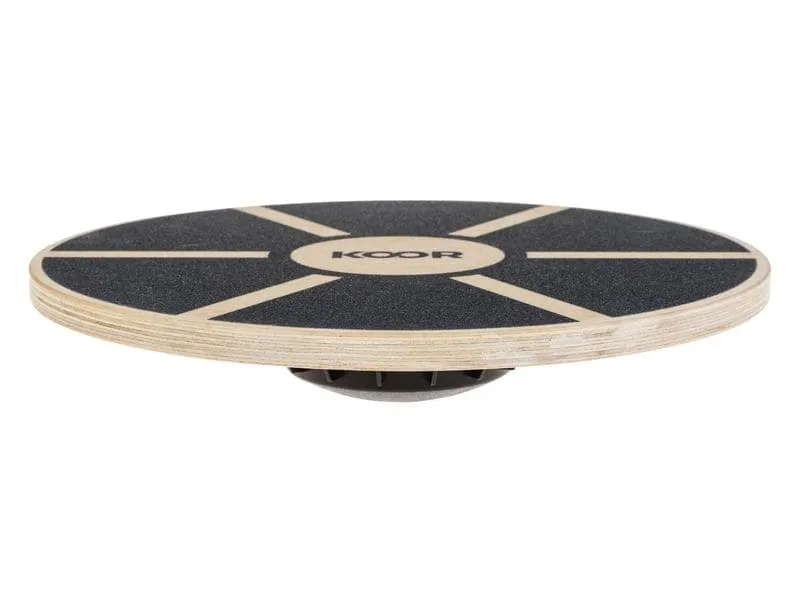 KOOR Balance Board Rund, 40 x 8.5cm, Birkenholz