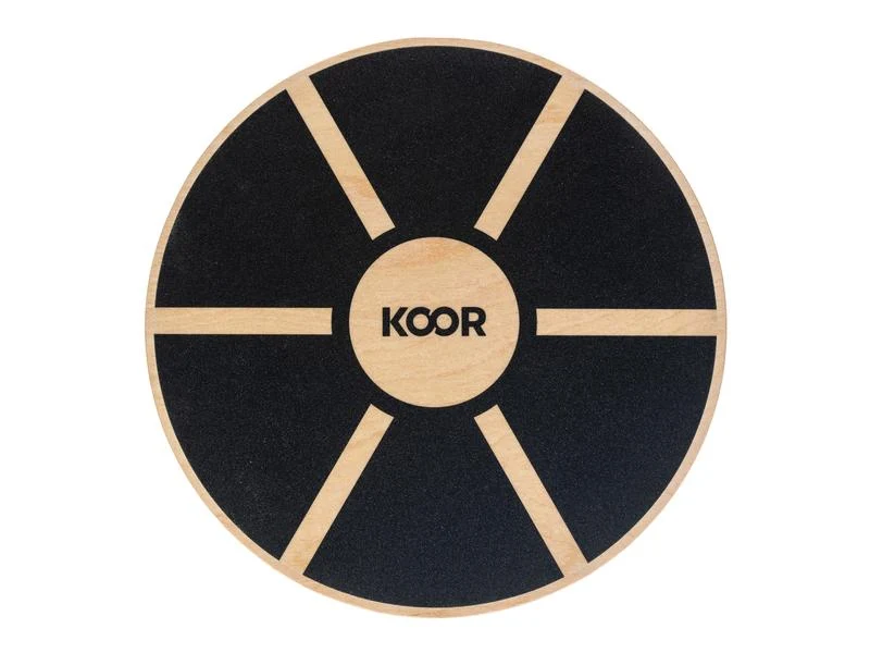 KOOR Balance Board Rund, 40 x 8.5cm, Birkenholz