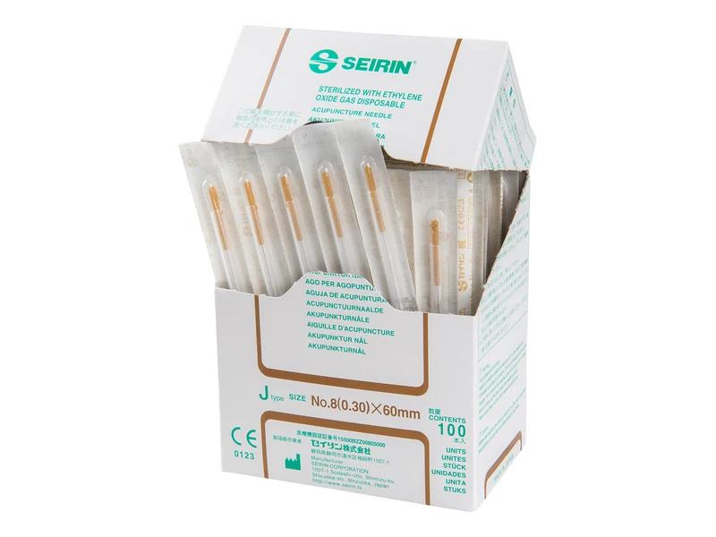 Seirin J-Type / J-Sakura No. 8, 0.30 x 60 mm, braun, 100 Stück