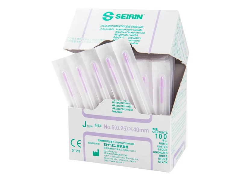 Seirin J-Type / J-Sakura No. 5, 0.25 x 40 mm, violett, 100 Stück