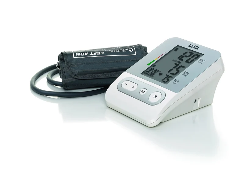 Tensiomètre automatique au bras Laica (BM2301) - mémoire max 120 mesures | Maintenant temporairement avec thermomètre GRATUIT