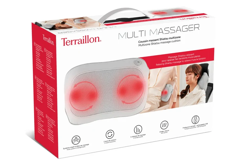MULTI MASSAGER - Coussin de massage shiatsu
