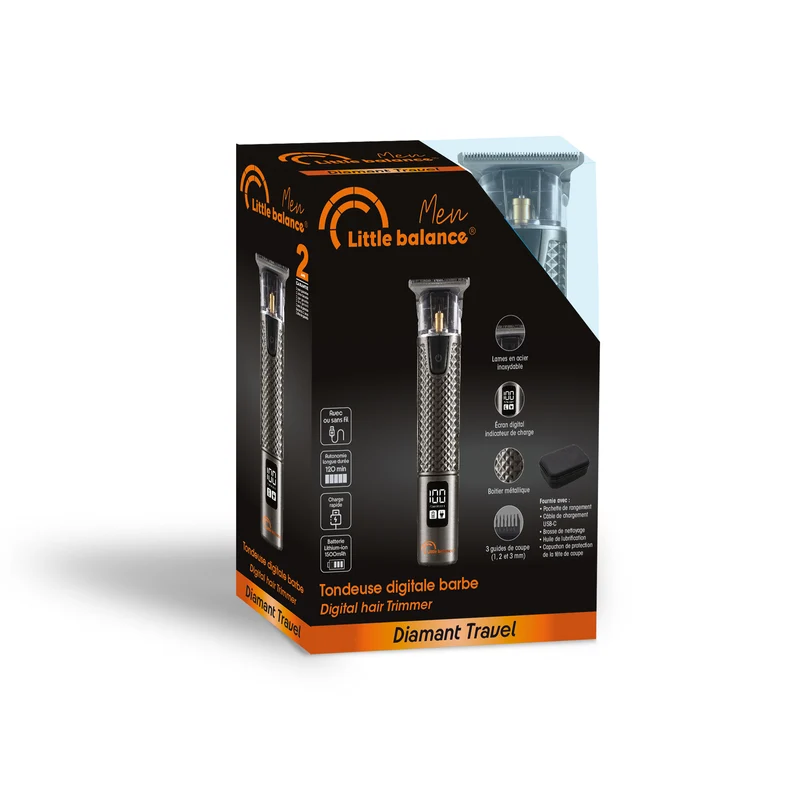 Tondeuse digitale barbe, Diamant Travel