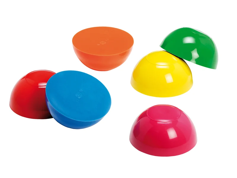 Gymnic Balance Stones, Set mit 6 Farben, Ø 14 cm, 6 cm hoch