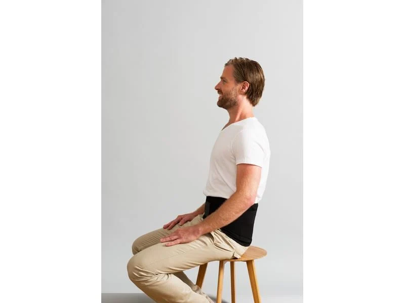 Swedish Posture Stabilize Lower Back Belt, schwarz, Grösse S