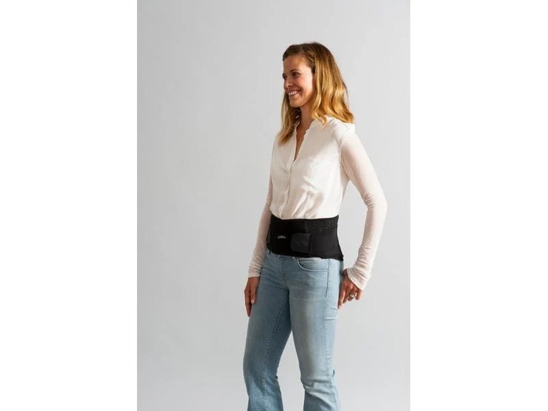 Swedish Posture Stabilize Lower Back Belt, schwarz, Grösse S