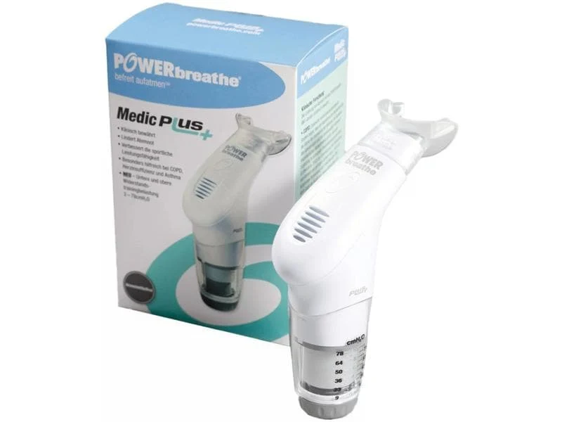 POWERbreathe Atemtrainer Medic Plus (IMT), weiss