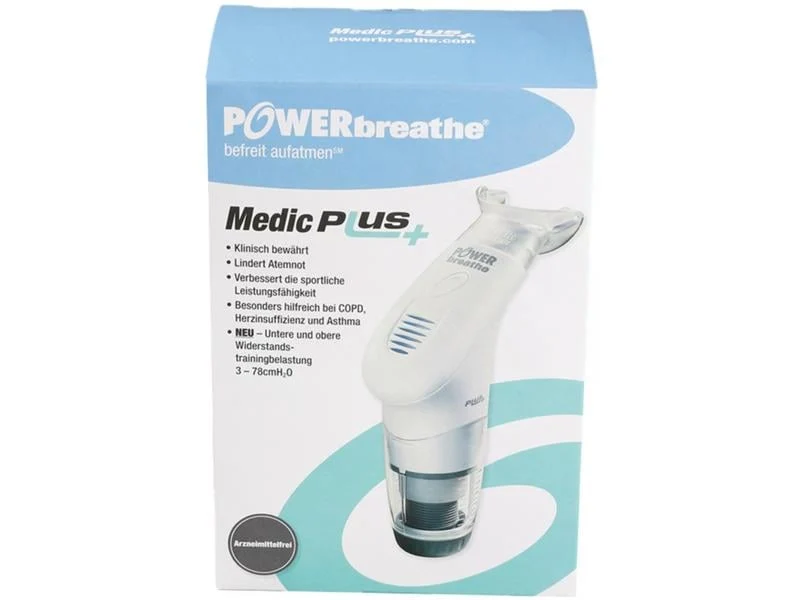 POWERbreathe Atemtrainer Medic Plus (IMT), weiss