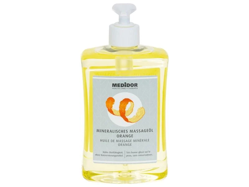MEDiDOR Massageöl Orange Classic, 500 ml mit Dosierspender