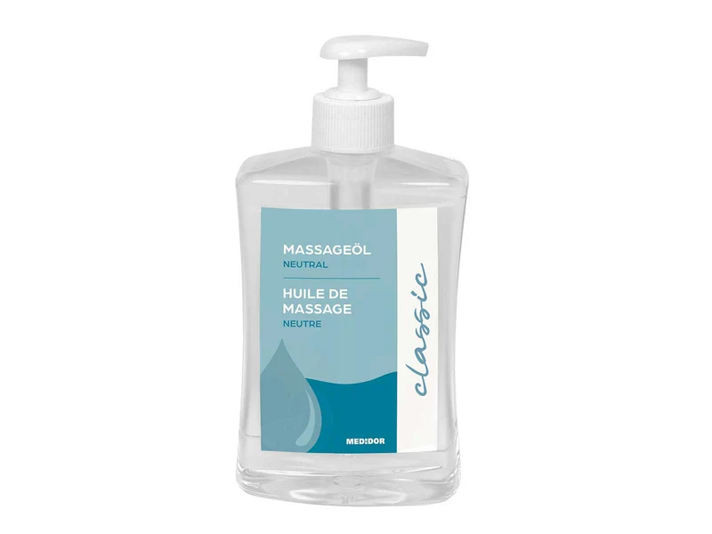 MEDiDOR Massageöl Neutral Classic, mit Dosierspender 500 ml