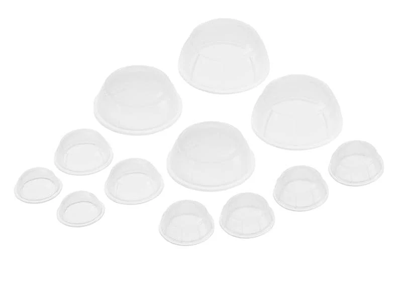 Diverse Silikon Schröpfkopf Set, 12-teilig