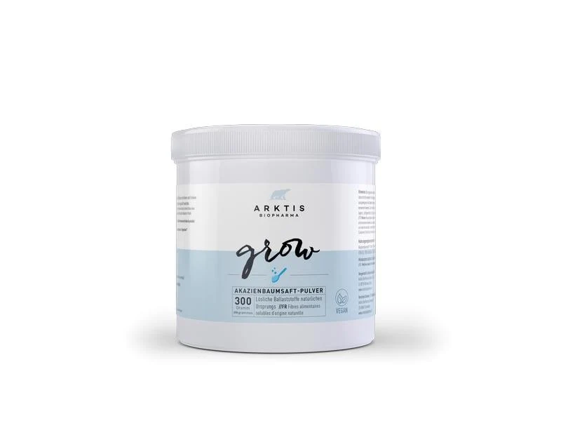 Arktis BioPharma GROW Akazienbaumsaftpulver, für die Darmflora, 300g