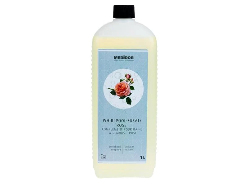 MEDiDOR Whirlpool-Zusatz Rose, 1 Liter