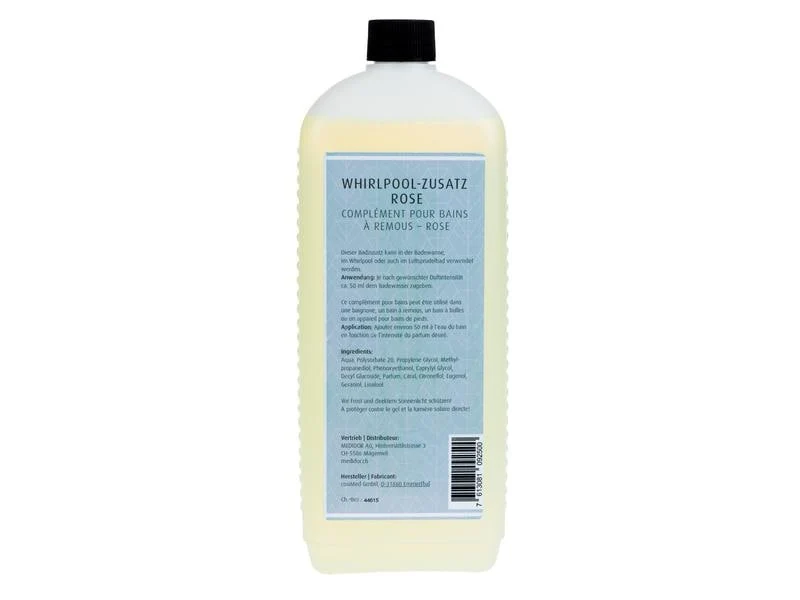MEDiDOR Whirlpool-Zusatz Rose, 1 Liter