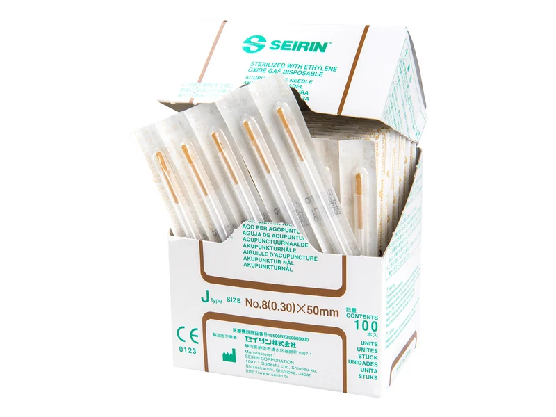 Seirin J-Type / J-Sakura No. 8, 0.30 x 50 mm, braun, 100 Stück