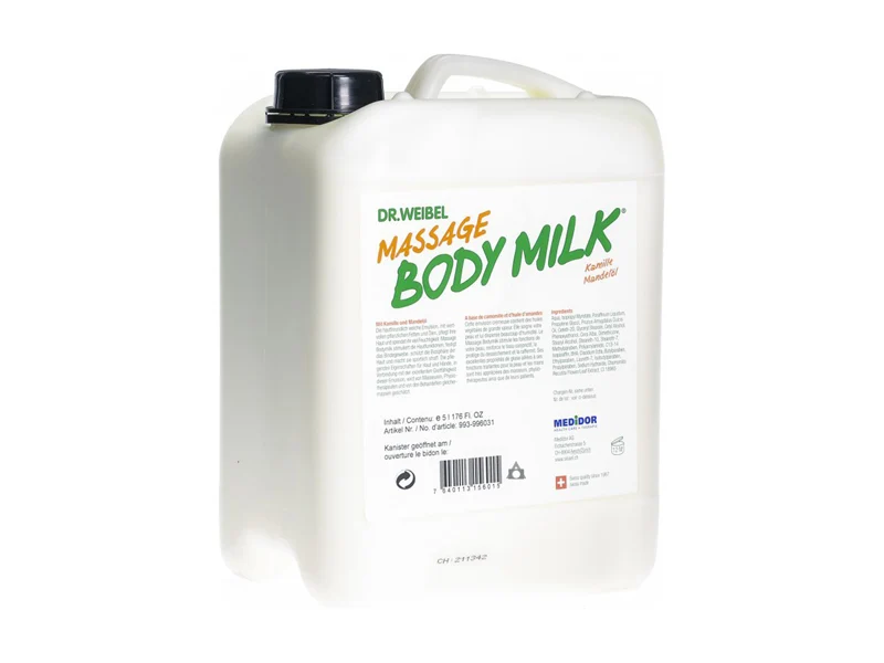 Dr. Weibel Massagemilch Massage Body Milk, 5 Liter