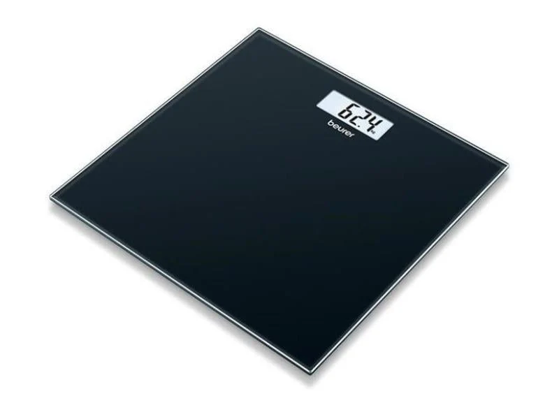 Beurer Personenwaage Glas GS 10, schwarz, bis 180 kg