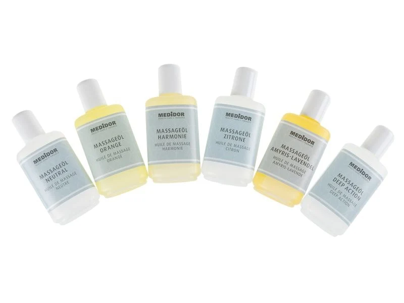MEDiDOR Probierset Massageöle, 6 x 50 ml