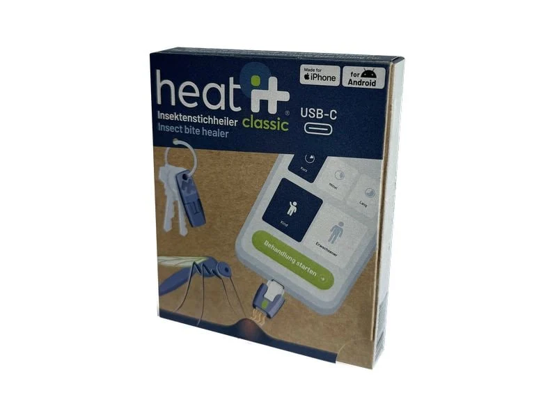 heat it® Insektenstich Behandlungsstift, classic USB-C