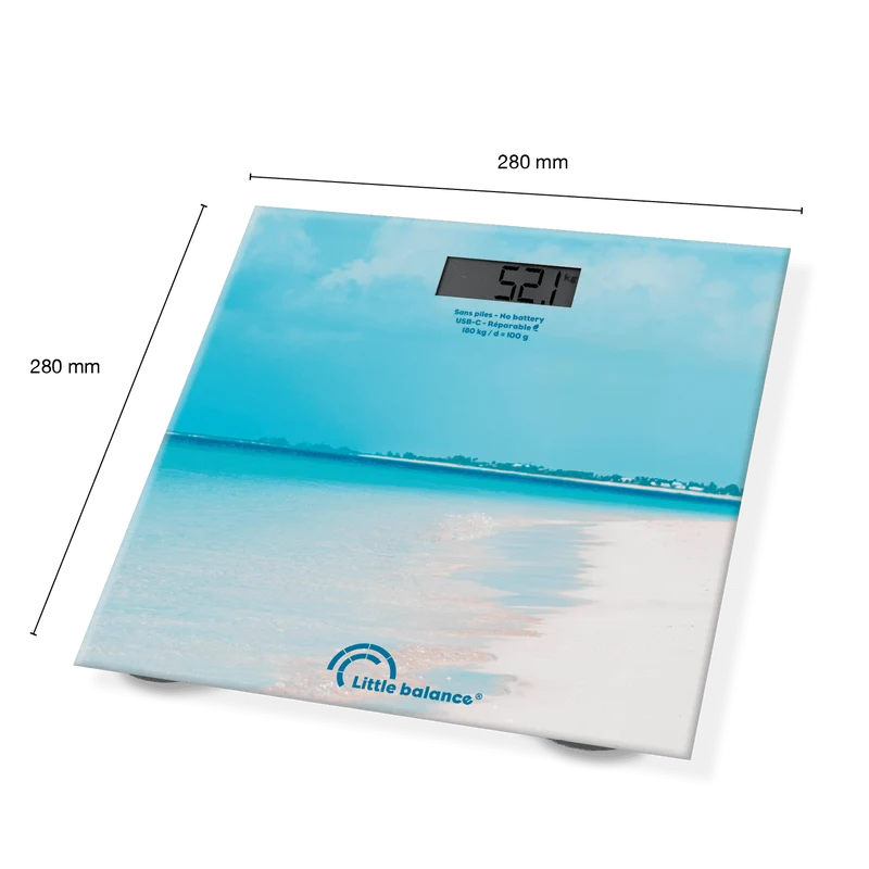 Pèse-personne, Caraibes USB, Sans pile