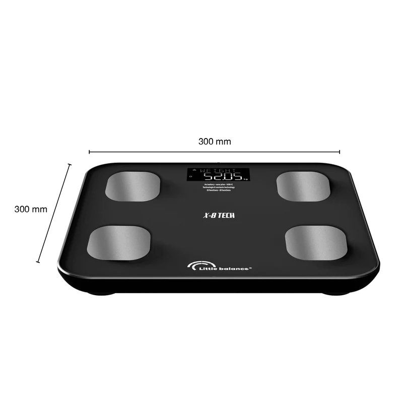 Impédancemètre connecté, Cardio IC-X8 TECH USB-C, Sans pile