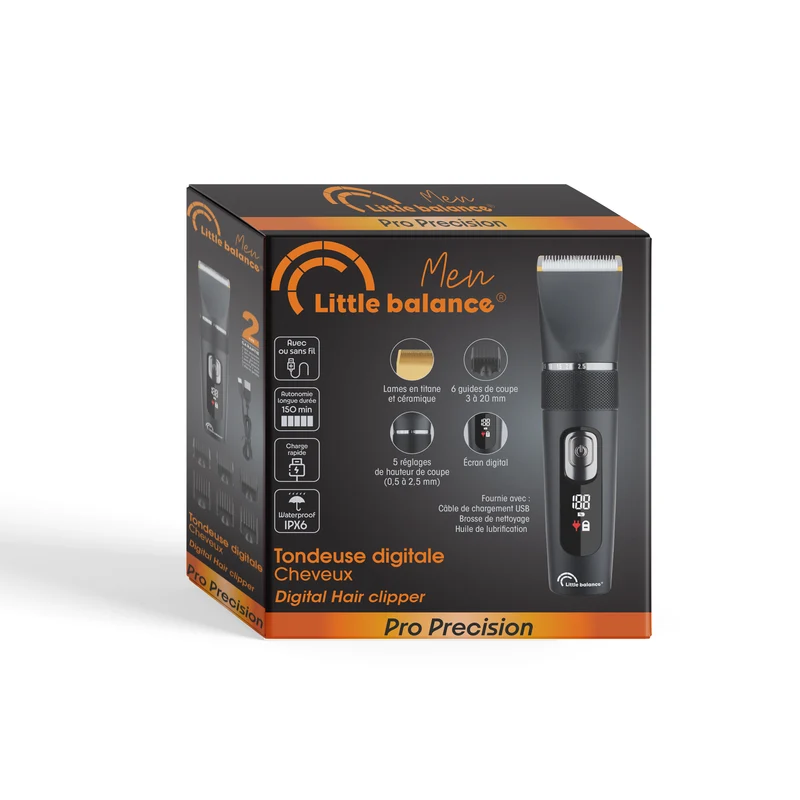 Tondeuse digitale cheveux, Pro Precision