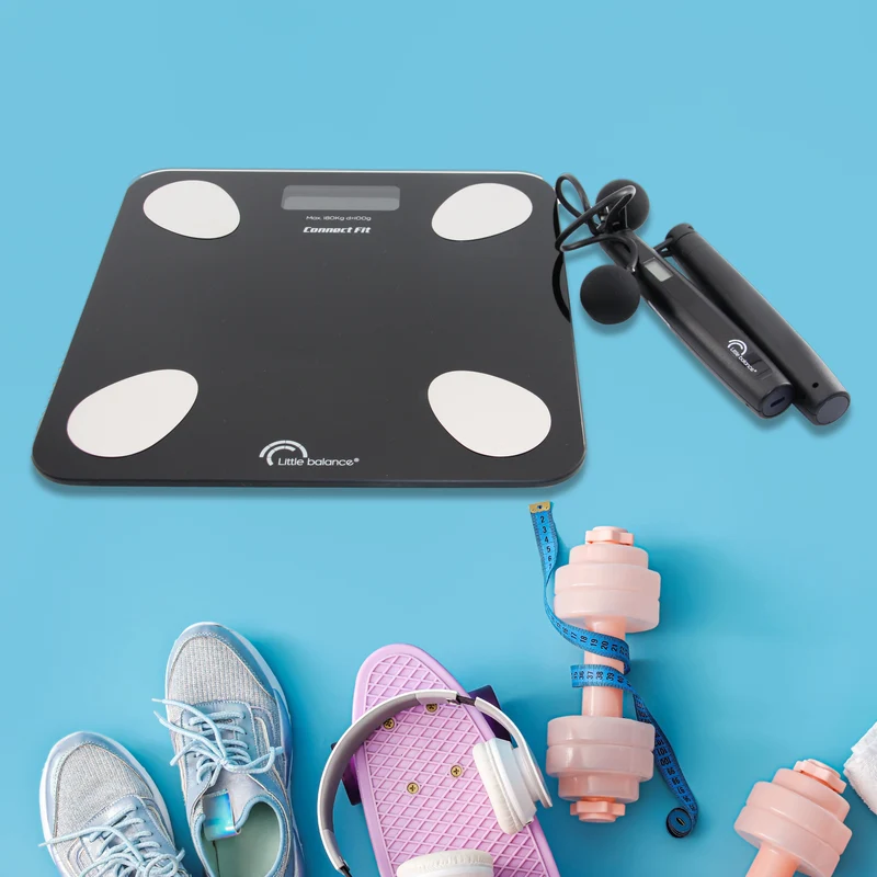 Impédancemètre + Corde à sauter connectés, Connect Fit