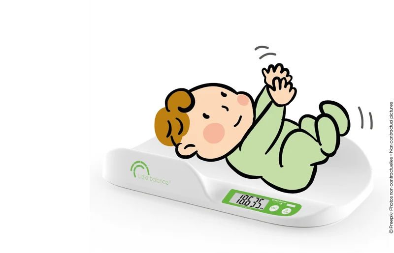 Pèse-bébé, Happy Baby Soft USB, Sans pile