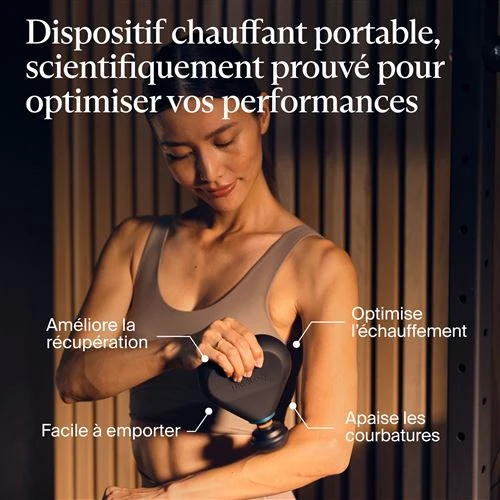 Theragun Mini Plus Noir - Pistolet de massage chauffant - Therabody