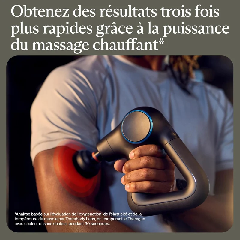 Theragun Prime Plus - Pistolet de massage percussif récupération musculaire - Therabody