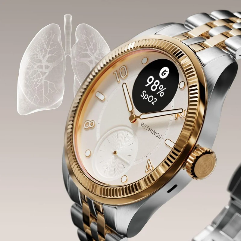 ScanWatch Nova Brilliant 39 mm Edition or - Montre connectée - Withings