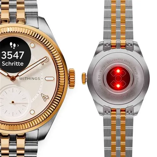 ScanWatch Nova Brilliant 39 mm Edition or - Montre connectée - Withings