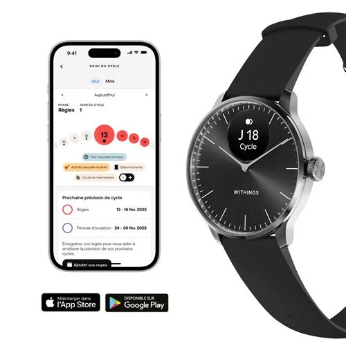 ScanWatch Light - 37 mm Noir - Montre connectée - Withings