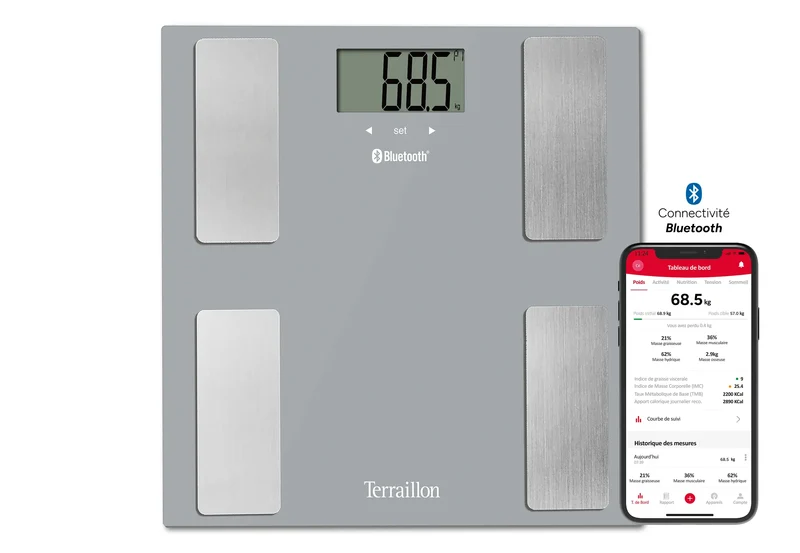 SMART CONNECT Gris clair - Impédancemètre connecté BLUETOOTH