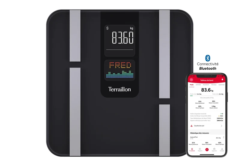 BODY COLOR CONNECT - Pèse-personne connecté BLUETOOTH