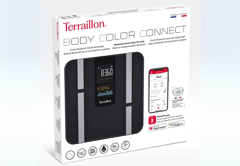 BODY COLOR CONNECT - Pèse-personne connecté BLUETOOTH