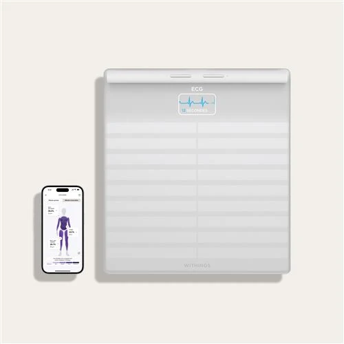 Body Scan White / Blanc - Balance et Station de santé connectées Wi-Fi – Withings