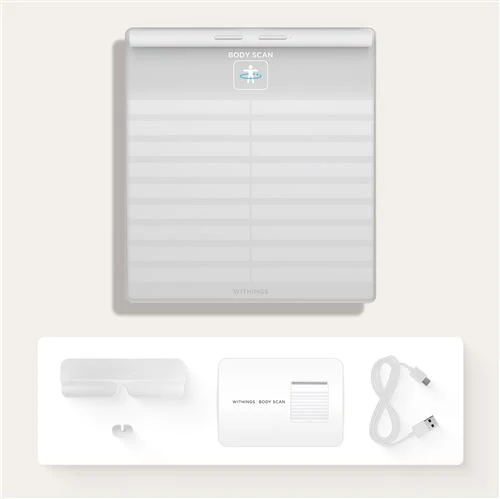 Body Scan White / Blanc - Balance et Station de santé connectées Wi-Fi – Withings