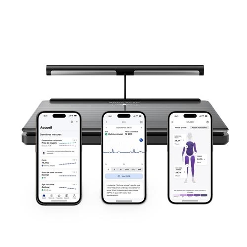 Body Scan White / Blanc - Balance et Station de santé connectées Wi-Fi – Withings