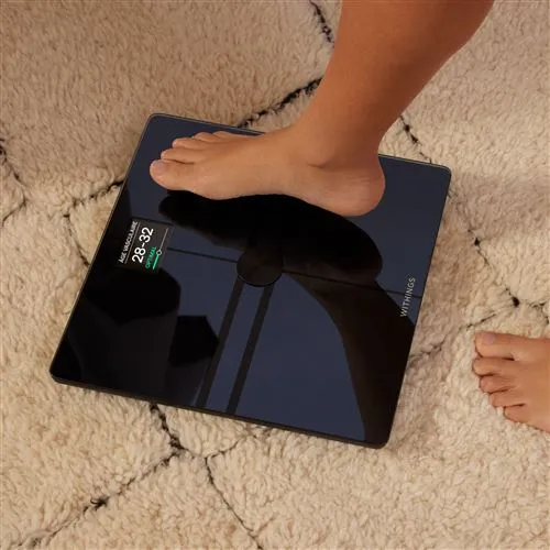 Body Comp Black / Noir - Balance connectée Wi-Fi – Withings