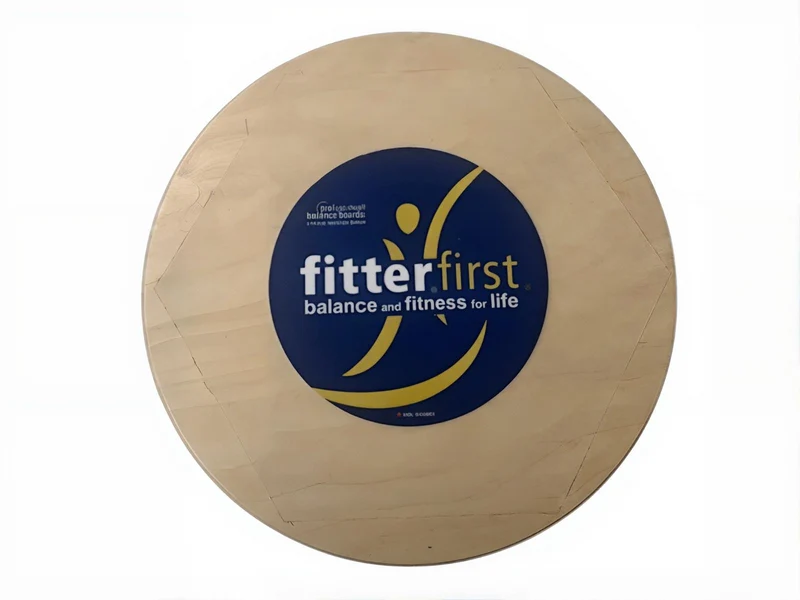 FitterFirst Balance Board Therapie Kreisel Holz, 39 cm