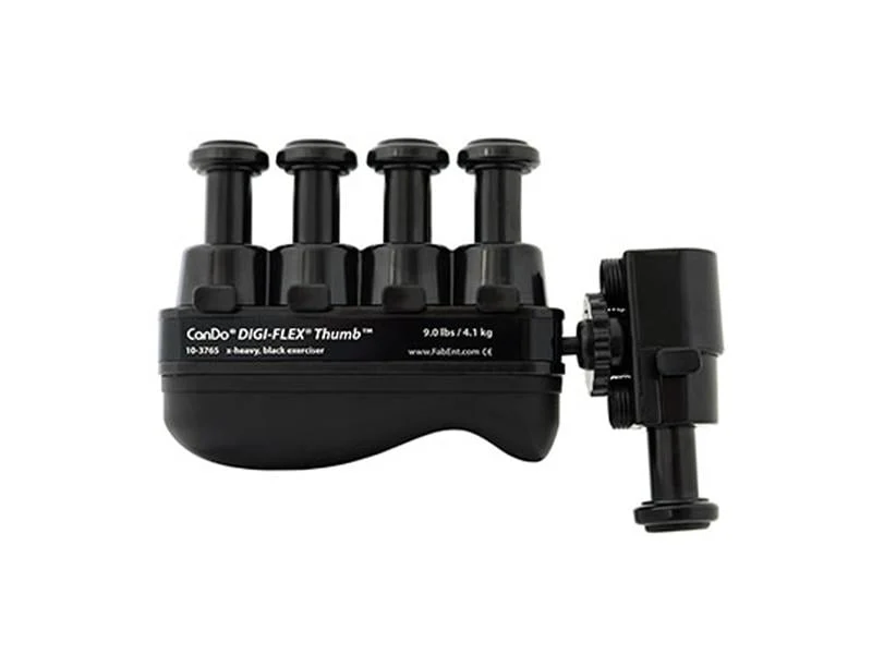 CanDo Digi-Flex Thumb, Hand- und Daumentrainer, schwarz, Widerstand extra stark