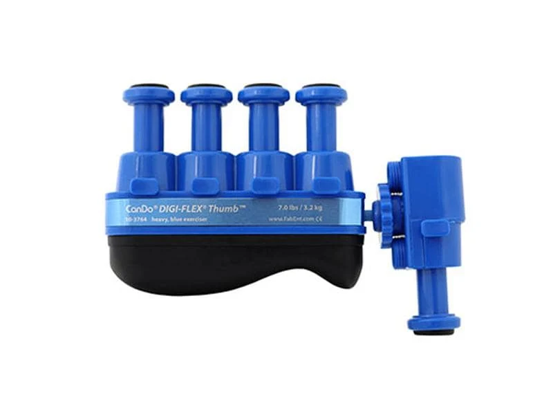 CanDo Digi-Flex Thumb, Hand- und Daumentrainer, blau, Widerstand stark