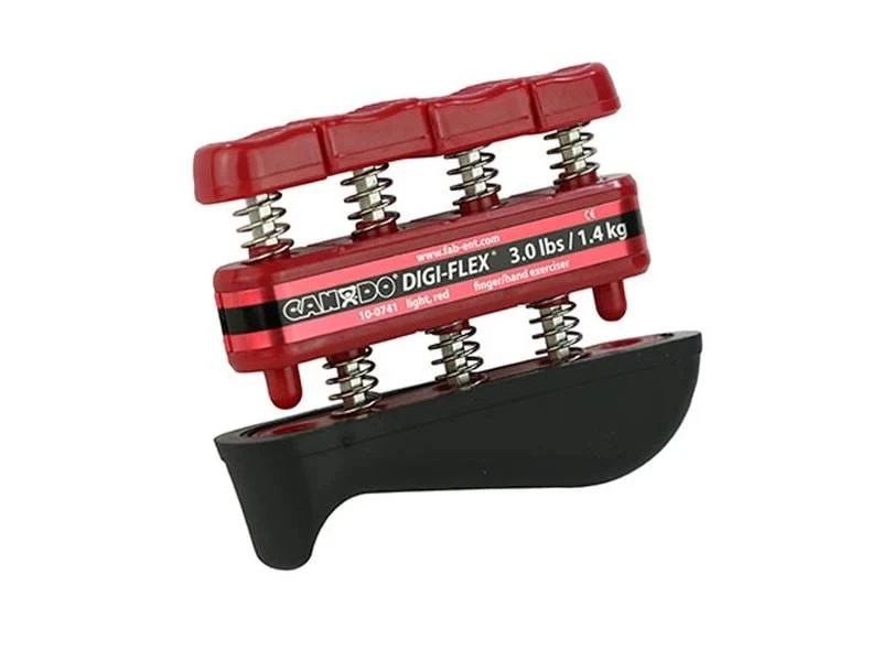 CanDo Handtrainer Digi-Flex, rot, 1.4 kg, leichter Widerstand