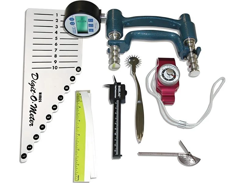 Baseline Handbewertungssatz 7-teilig, bis 14 kg Druckmessgerät, bis 91 Kg Dynamometer