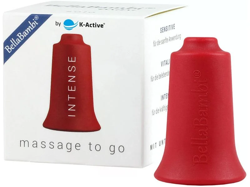 K-Active BellaBambi Schröpfcup Silikon Mini intense, rubinrot, Ø 2 cm