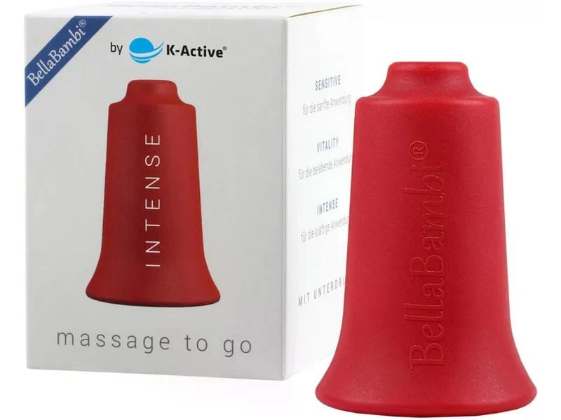 K-Active BellaBambi Schröpfcup Silikon Original intense, rubinrot, Ø 3.5 cm